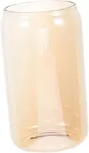 FUNOMOCYA Heat Resistant Glass Beverage Cup Can Shaped Tea Mug for Office Drinks for Coffee Juice and Milk Easy to Clean Versatile Use