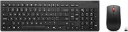 Lenovo Essential Wireless Keyboard & Mouse Combo Gen 2, 2.4 GHz Wireless Nano USB, Full Size Ambidextrous Mouse, AES-128 Encryption Keyboard, Black