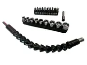 Flexible Drill Bit Kit Set Extension Right Angle Attachment Holder Hex Shank Shaft