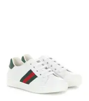 [Gucci Kids] Gucci Kids Ace leather sneakers UK 10 white