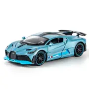 Catzon 1:32 DIVO Alloy Car Model with Pull-Back Functionality and Sound Light Effects-Blue