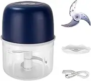 Garlic Chopper - Portable Veggie Chopper | Multifunctional Cordless Food Processor, Wireless Garlic Grinder Masher, Processor for Kitchen Baby Vegetable Onion Food Ginger Cooking