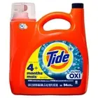 Tide Liquid Laundry Detergent, Original Scent, Oxi 132 fl oz - Free 2-3 day Ship
