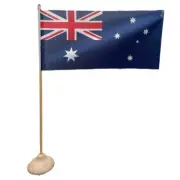 Australian Desk Flag 30cm x 15cm Aussie Day Flag Decoration