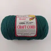 New Vintage Bonnie Macrame Braid 6mm 100 Yard Pepperell Craft Cord