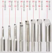 NEW 8PCS 16MM SHANK INDEXABLE BORING BAR SET FOR NBJ16 BORING HEAD