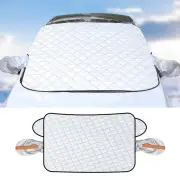 Car Windshield Cover Snow and Frost Protection Car SUV Front Windshield Shield Cover Sunproof Heat-Insulating Rainproof