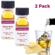 LorAnn Butter Rum SS Flavor, 1 dram bottle (.0125 fl oz) 2 pack