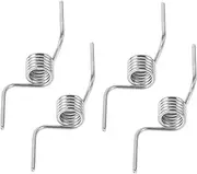 BRIGHTFUFU Refrigerator French Door Spring Replacement 4pcs Steel Door Spring for Fridge Accessory