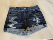 NWT American Eagle Next Level Stretch Hi-Rise Shorties Shorts Womens Size 4