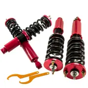 [MaXpeedingrods] Compatible for Honda CR-V 1996-2001 Adjustable Height Coil Struts Suspension Kits Coilover Lowering Kit