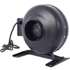 Amucolo Inline Duct Fan: Air Circulation Vent Blower Floor Fan 4"Bladeless Black