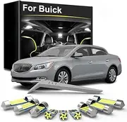 LED Interior Light Bulb Kit, For Buick LaCrosse Enclave Lucerne Regal Verano Park Avenue Car Reading Map Trunk Indoor Lamp