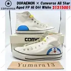 DORAEMON × Converse All Star Aged FP Hi Off White 31315001 Men's Size