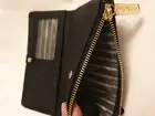 MIMCO Mim MAZING Long Fold Soft LEATHER WALLET BLACK Light GOLD+ Dust Bag NEW ❤❤