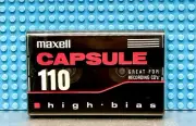 MAXELL CAPSULE HI BIAS 110 1990 TYPE II BLANK CASSETTE TAPE (1) (SEALED)