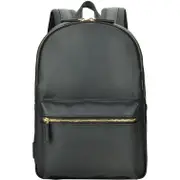 Generation Earth 13.3 - 14.1" Recycled PU Berlin Laptop Backpack (Black/Gold)
