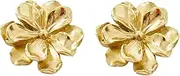 Brass Drawer Knobs 2 Pack Shoe Cabinet Wine Cabinet Wardrobe Brass Bedside Table Drawer Flower Handle Single Hole