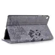 MCC For Samsung Galaxy Tab A8 10.5" X200 X205 World Map Leather Case Cover A 8 [Grey]