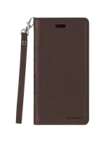 Goospery Bluemoon Flip Case for iPhone 13 Pro - Brown