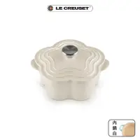 在飛比找momo購物網優惠-【Le Creuset】琺瑯鑄鐵鍋山茶花鍋 20cm(杏仁奶