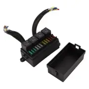 12V Car Fuse Relay Box Pre-Wired Fuse and Relay Box with 4 Relay 12 Way8289