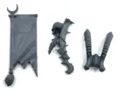 Drukhari Kabalite dark eldar Warriors Banner and Back Vane.