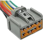 10 Pin Dashboard Multimedia CD Player Inverter Plug Wiring Harness Car Electronic Connector 2.8mm 7283-6457-40 Compatible with La~d R~ver