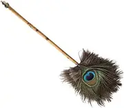 FOYTOKI Feathered Duster with Bamboo Handle Household Cleaning Tool for Dust Removal for Delicate Surfaces Decorative and Functional Dusting
