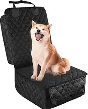ADCCH Dog Seat Cover for Car Front Dog Car Seat Protector Waterproof Cover Easy-to-Clean Full Protection Pad Breathable Mat Detachable