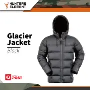 Hunters Element Glacier Jacket Pertex Quantum Eco 50d Durable Outer Fabric - Bla