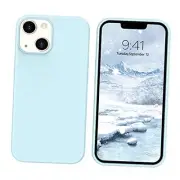 Compatible with iPhone 13 Case 6.1 Inch Liquid Silicone Soft Gel Sky Blue