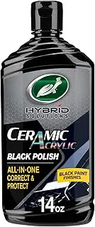 Turtle Wax Hybrid Solutions Ceramic Black Polish & Wax - 414Ml -53448