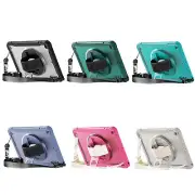Transparent TPU+PC Shockproof Handle Stand Case Cover for iPad 10.2" (2019-2021)