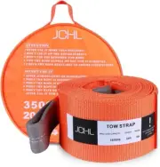Recovery Tow Strap Heavy Duty Draw String 4" x20ft 35000LBS (18TON) Rated
