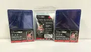(2) Packs Ultra Pro 3 x 4 Premium Top loaders + 1 Pack Poly Sleeve (100)