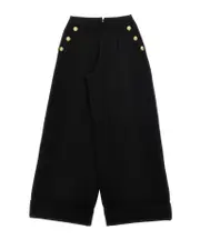 Balmain Kids Pinstriped Wide-Leg Pants 12M,10 black