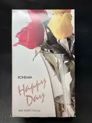 Crystalex Nový Bor Bohemia 10" Happy Day Vase | NIB
