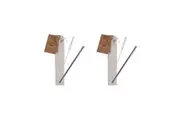 2x Eco Basics 23cm Stainless Steel Drink Beverage Travel Straw Cleaner Reusable