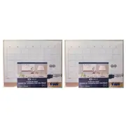 2PK Quartet Magnetic Combination Monthly Calendar Board Office/School w/Markers