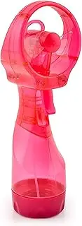 O2COOL Deluxe Handheld Battery Powered Water Misting Fan (Raspberry)
