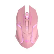 Pink Black T1 Ergonomic 2.4G Rechargeable Mouse For Pc Computer Silent Backlit Usb Optical Wireless Gaming Mice Trackballs & Touchpads