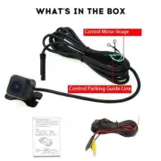 US HD Mini Car Front/Side/Rear View Reverse Camera＋Conversion Line No Blind Spot