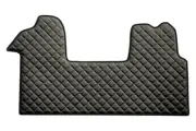 Black with Yellow Eco Leather Mats for Renault Master 3 2010+ Opel Movano B RHD
