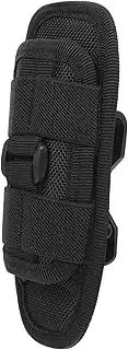 Anneome 1Pc Flashlight Holder Pouch Portable Stretchable Rotatable Torch Clip for Convenient Carry Durable Organizer for Flashlights