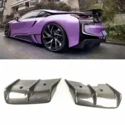 Rear Bumper Diffuser Side Spoiler Splitter Cover Kit For BMW i8 2014-2020 New (for: BMW)