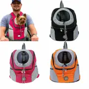 Travel Pet Dog Carrier Puppy Travel Mesh Backpack Front Portable Shoulder Bag D_y Rose M