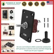 Waterproof DPST Toggle Switch 12V 30A Panel Mount for Marine, Boat & Automotive