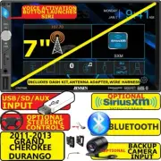 2011-13 GRAND CHEROKEE & DURANGO BLUETOOTH USB SD AUX CAR RADIO W/ OPT.SIRIUSXM
