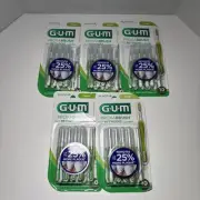 GUM Proxabrush Go-Betweens Interdental Brushes - Tight, Green (5-Pack) - New